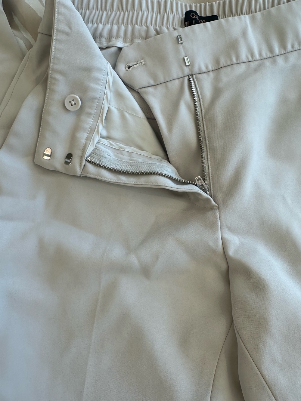 Quince Stretch Crepe Ankle Pants in Sand - Picture 8 of 13